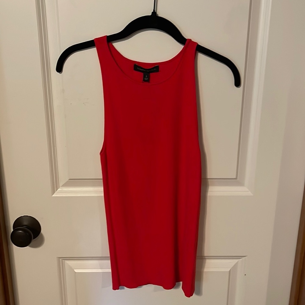 Banana Republic red sweater tank